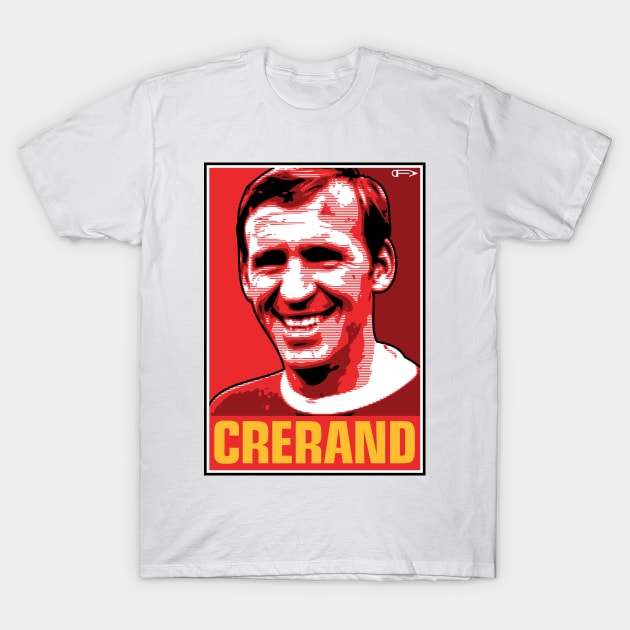 Crerand - MUFC T-Shirt by David Foy Art